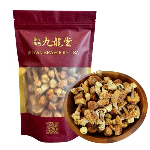 Royal Seafood USA Premium Dried Almond Mushroom Agaricus blazei mushroom 4oz 九龍堂 姬松茸 煲汤 鲜香 美味 养生