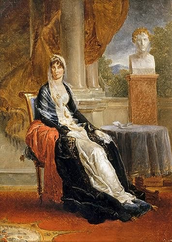 Affiche Toile Marie Letizia Bonaparte portrait d'art de Pascal Simon Gérard 60x90cm