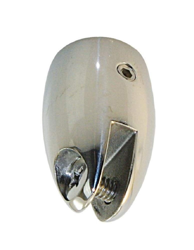ARBO-INOX - Endkappe mit Gabel - Edelstahl A4 - für 22mm oder 25mm Rohr
