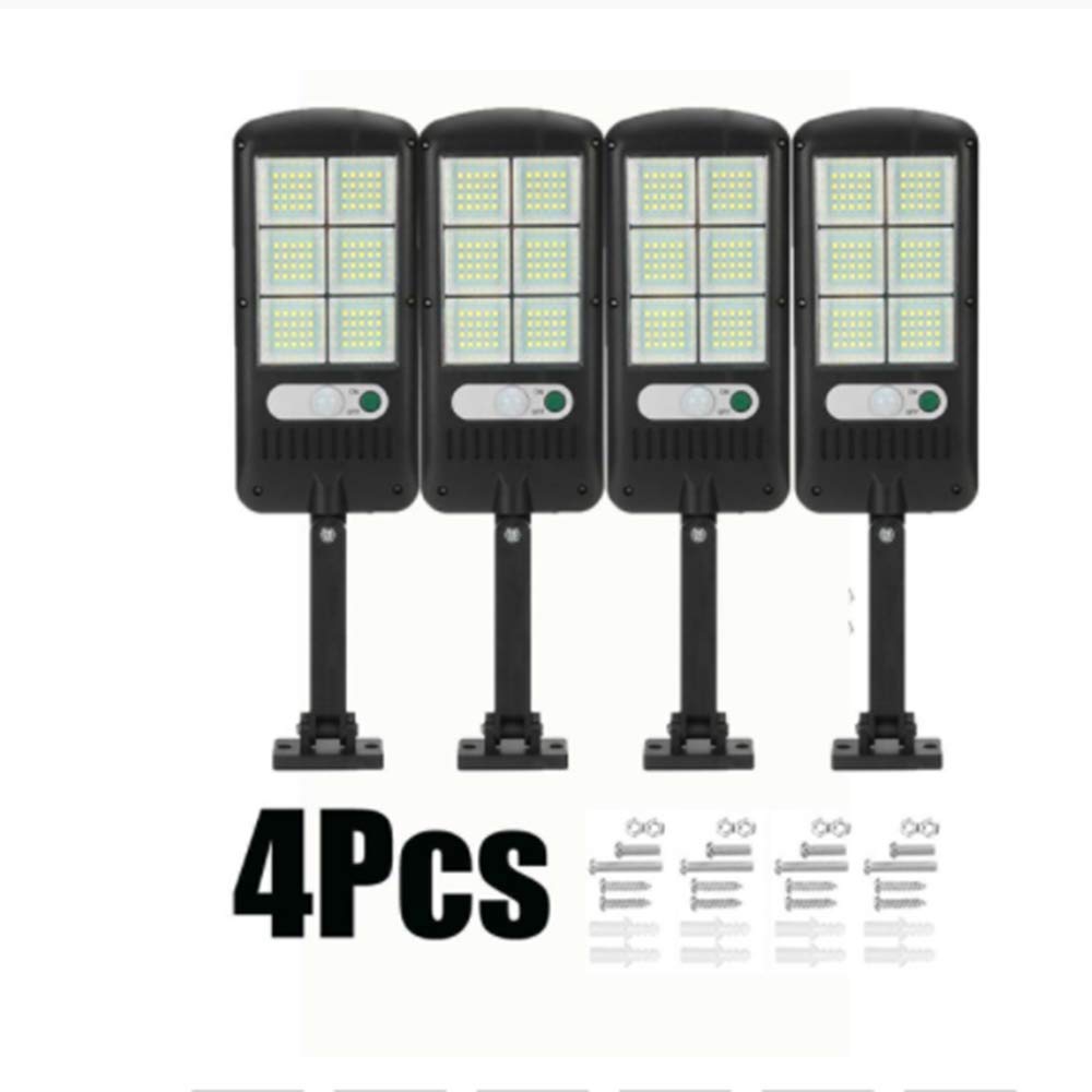 Solarna lampa uliczna 120 LED czujnik ruchu PIR lampa słoneczna IP65 wodoodporne oświetlenie zewnętrzne lampa ogrodowa oświetlenie naścienne Led (2 szt.)