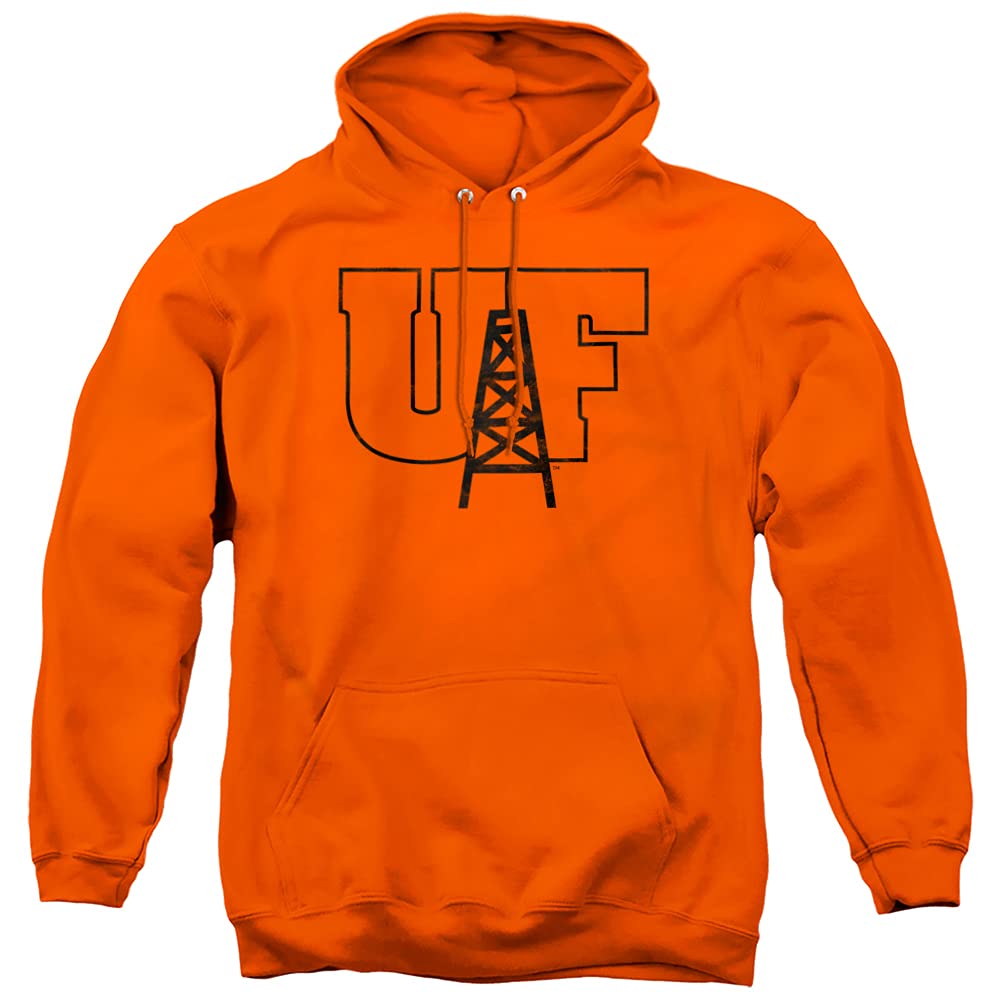LOGOVISION Official Collegiate Distressed Primary Logo Adult Pullover Hoodie Collection — view 284
