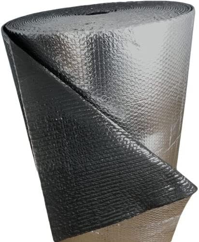 Reflective Water Heater Jacket Insulation Fits 80 Gallon Tank R8 (FOIL / Black)