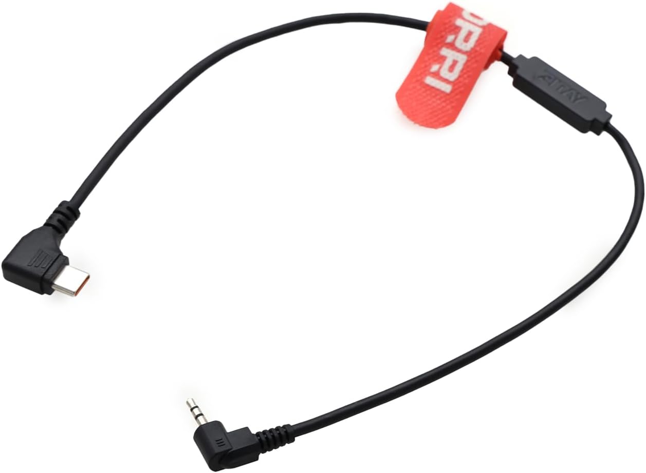 DRRI Remote Control Cable Type-C to 2.5mm Lanc for DJI Ronin SC, RSC2, RS2, RS3 RS3Pro RS4Pro Stabilizer Focus Pro Grip to Sonys FX6 FX9 FS5II FS7II Canon C80