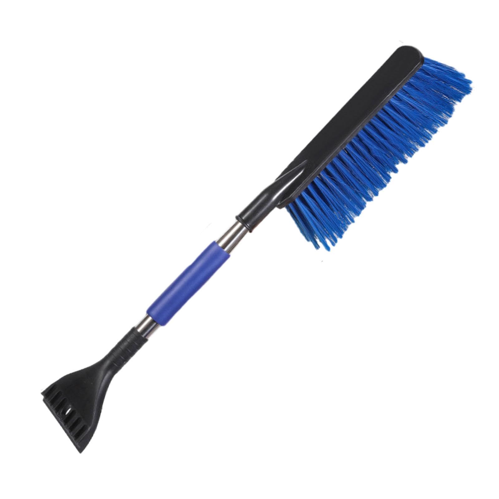 MERISHOPP Ice Scraper Snow Brush 2 in 1 Comfortable Grip for Vehicles Suvs Trucks 63cm Blue| Universal Fit | High-Performance-picture-23