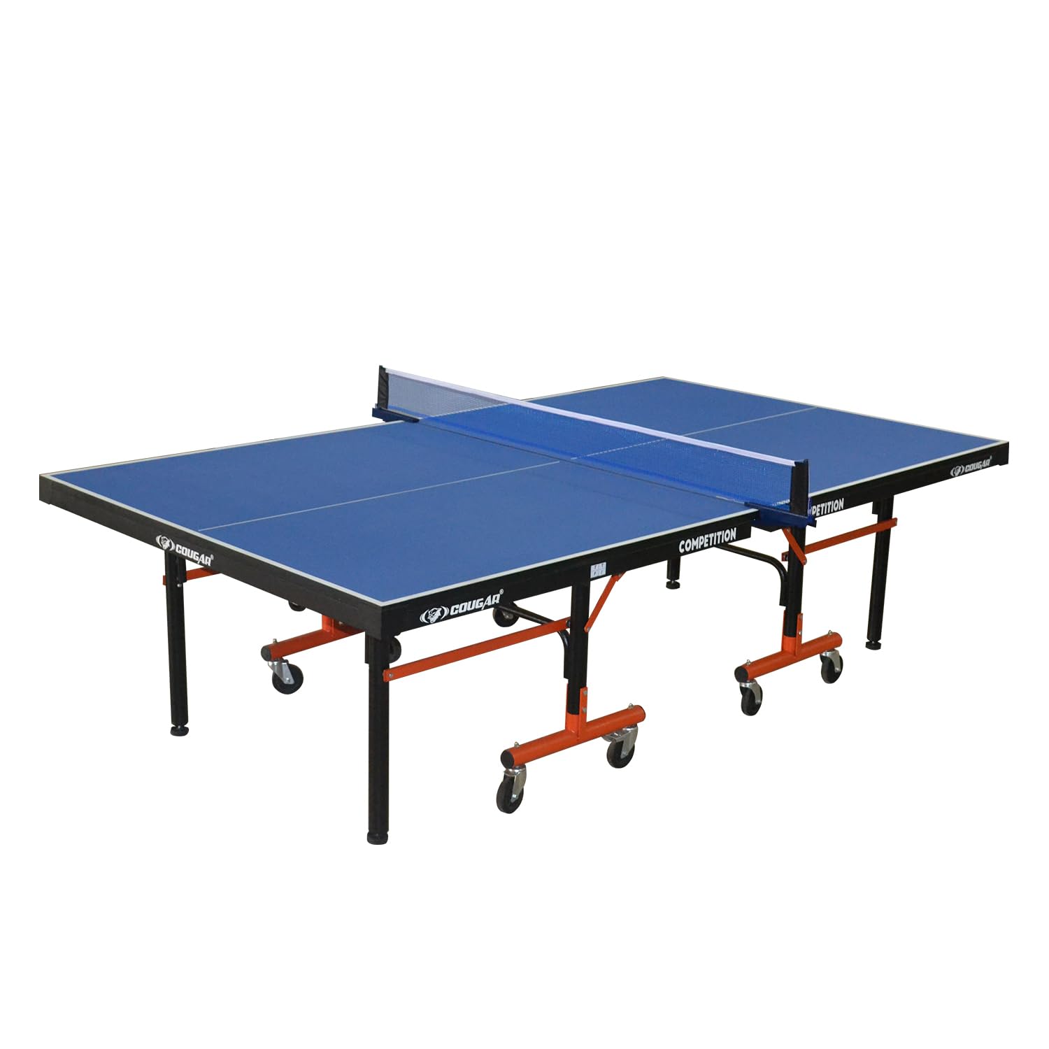 COUGAR Competition TT Table, 25mm ISI-Marked Laminated Top, 100mm Wheels with Lock, 2"x1" Frame, Powder Coated, Ideal for Clubs & Training-image-25