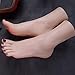 1 Pair Lifesize Silicone Female Mannequin Foot Display Jewerly Sandal Shoe Sock Display Art Sketch