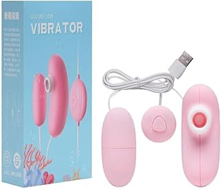 Cápsula com Vibrador Duplo Estímulos Sucções via USB - LiLo