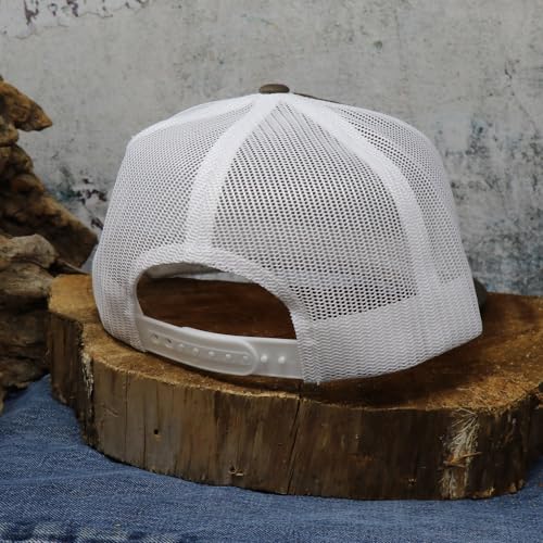 Image of WHISKEY BENT HAT CO. Green Head Adjustable Snapback Outdoor Lifestyle Duck Hat