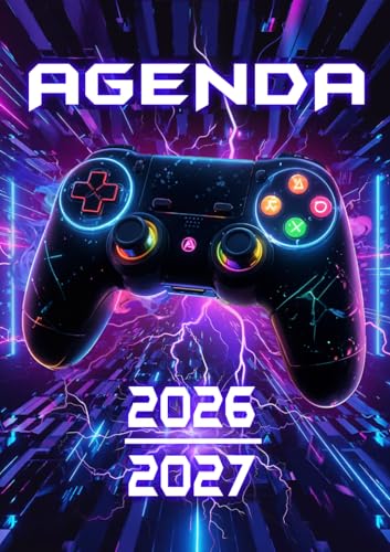 Agenda Scolaire 2026-2027: Pro Gamer | Journalier (une page par jour) | 12x17 cm | Format standard | Collège et lycée | Sept 2026 – juil 2027 | Ado garçon & fille | Jeux vidéo, gaming, geek | Console