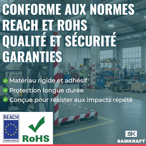 Protection d'angle en mousse 30x30mm pour éviter les blessures et baliser les obstacles