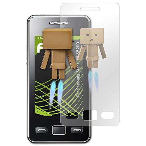 Displayschutz@FoliX - atFoliX Lámina protectora de pantalla FX-Mirror para Samsung Star II S5260 - Protector de pantalla con efecto espejo