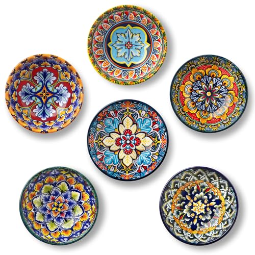 vancasso Keramik Dipschalen 6er-Set, SIMI 80ml Dipschälchen, Saucenschälchen, Tapas Schalen Set, dessertschalen, Snackschalen, kleine Schälchen für Dip, Sojasauce, Sushi, Snack, Dessert, Gewürz