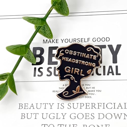 Obstinate, Headstrong Girl - Literature Series - Enamel Lapel Pin - Plated Badge for Clothing, Bags, and Lanyards2