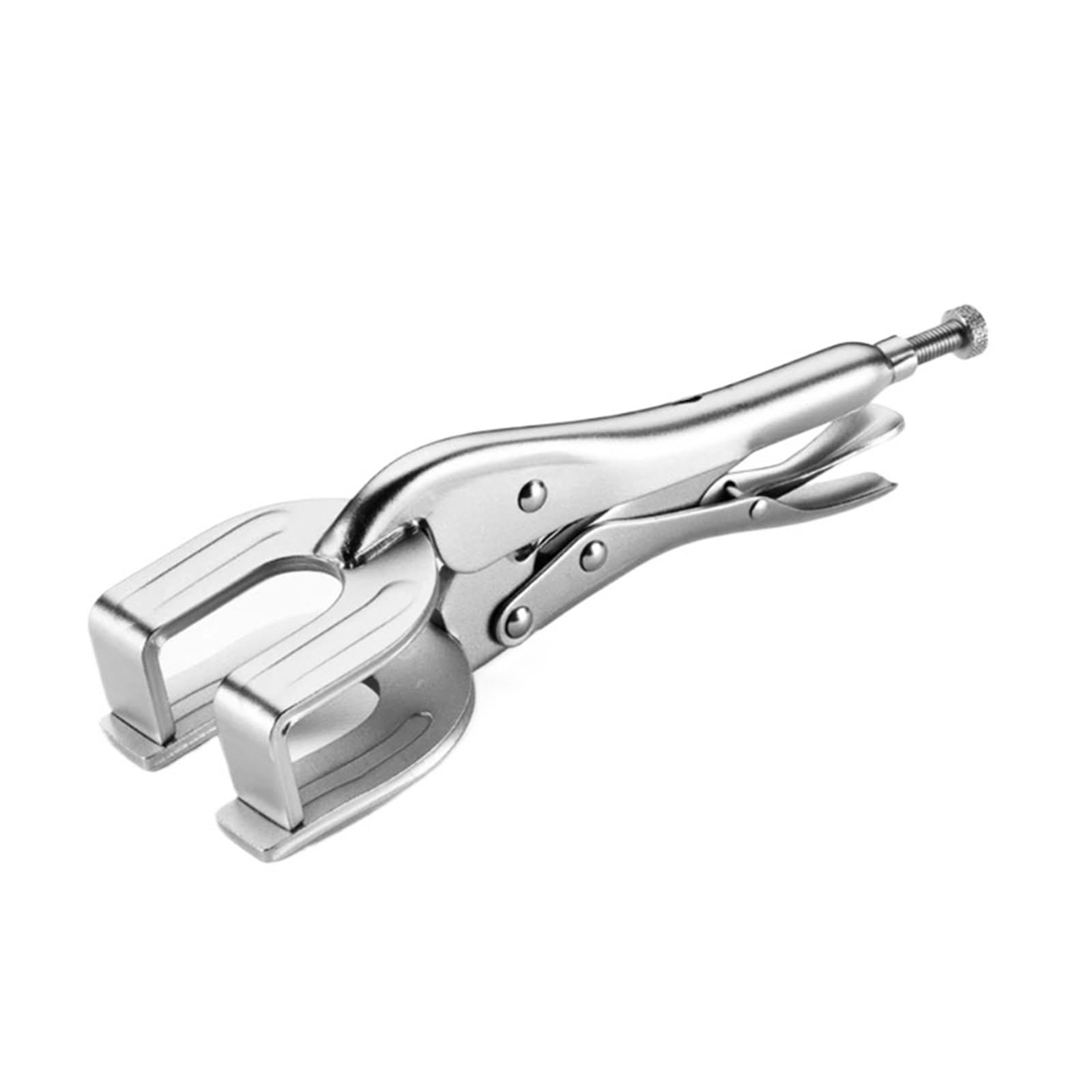 Locking Pliers Locking Pliers Long Nose Straight Jaw Lock Vise Grip Clamp Hand Tool 165mm(B)