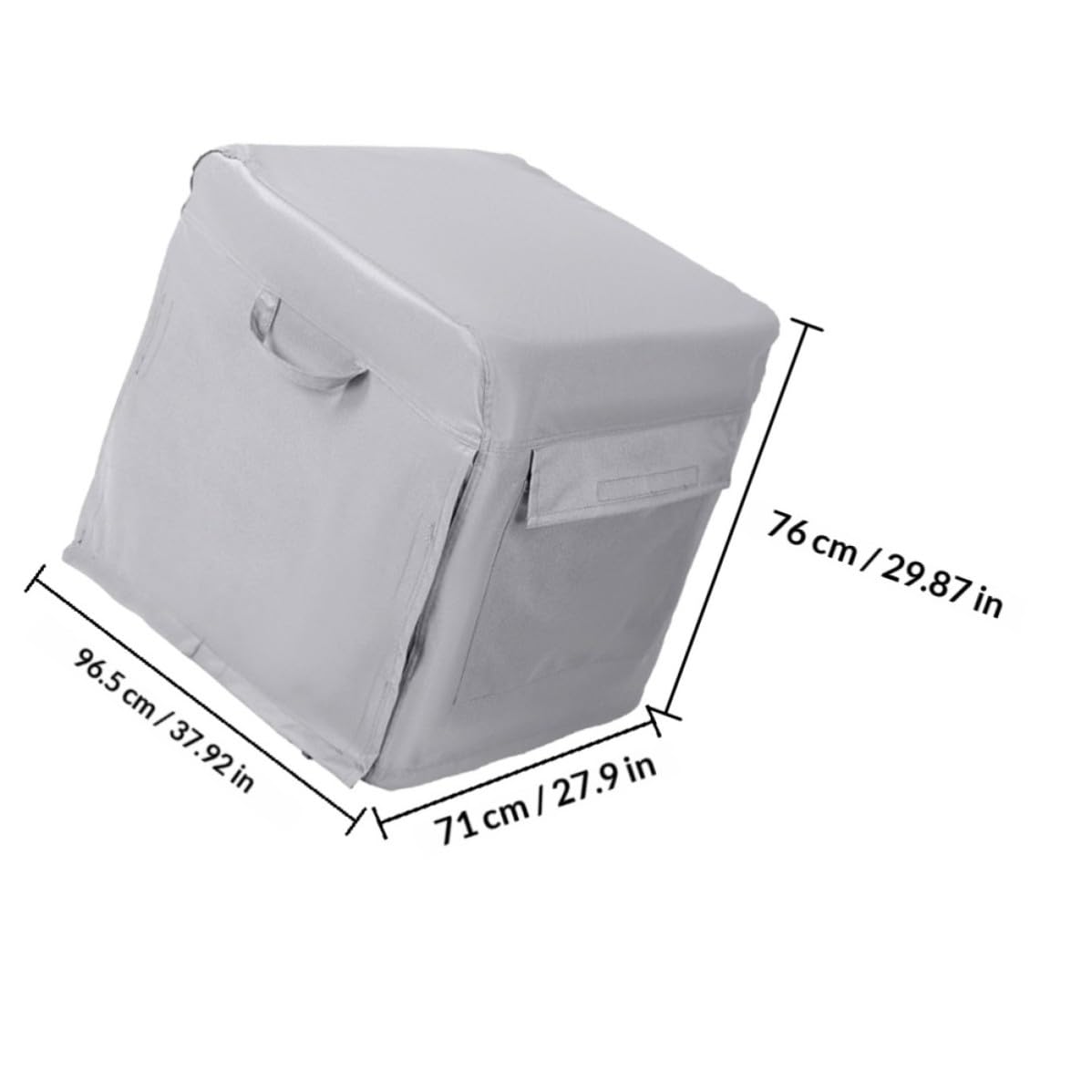 Alipis Cubierta de Generador Resistente al Agua, Funda Protectora para Generadores, 600d Oxford, 38x28x30 Pulgadas, Portátil, para Exterior Estaciones