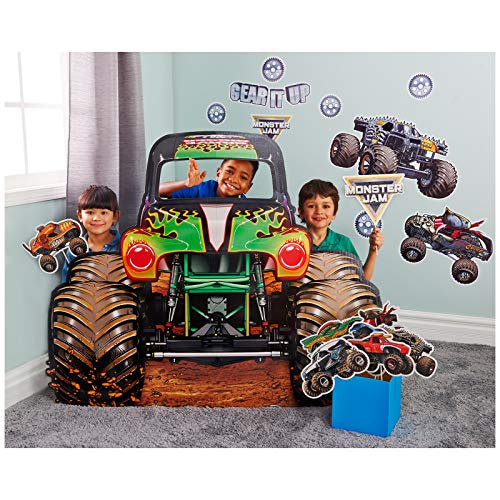 BirthdayExpress Monster Jam Room Decorations Cardboard Stand in