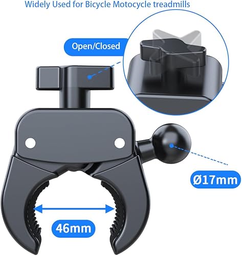 Miniatura 8 de Soporte de teléfono para bicicleta, soporte para teléfono celular para iPhone 16, 15, 14, 13, Galaxy S24, S23 y teléfono inteligente de 4.5-7