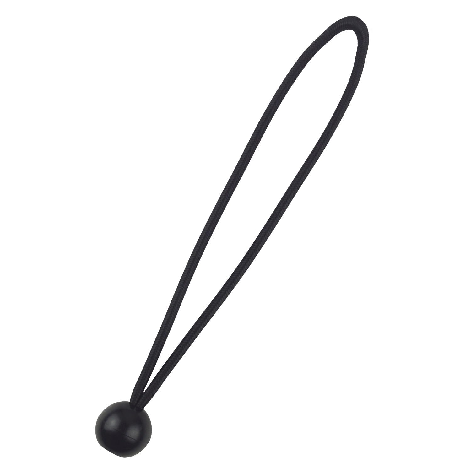 Lomo 100 pk Bungee Ball Cord Loop Ties 25cm