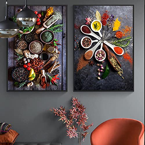 Épice cuisine mur art pour sublimer l'ambiance de votre salle à manger