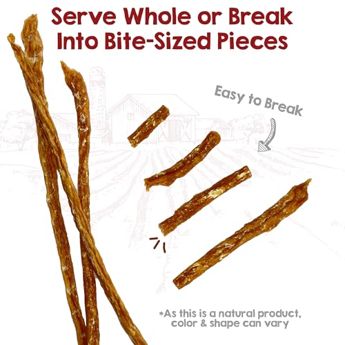 Image of Riley's Slims Chicken Sticks for Dogs - Natural USA Sourced Dehydrated Chicken Jerky Treats, Made in The USA - 2 Pack