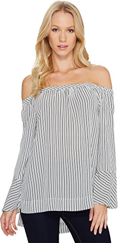 Joie Dinora Blouse Porcelain/Caviar XS (US 0-2)