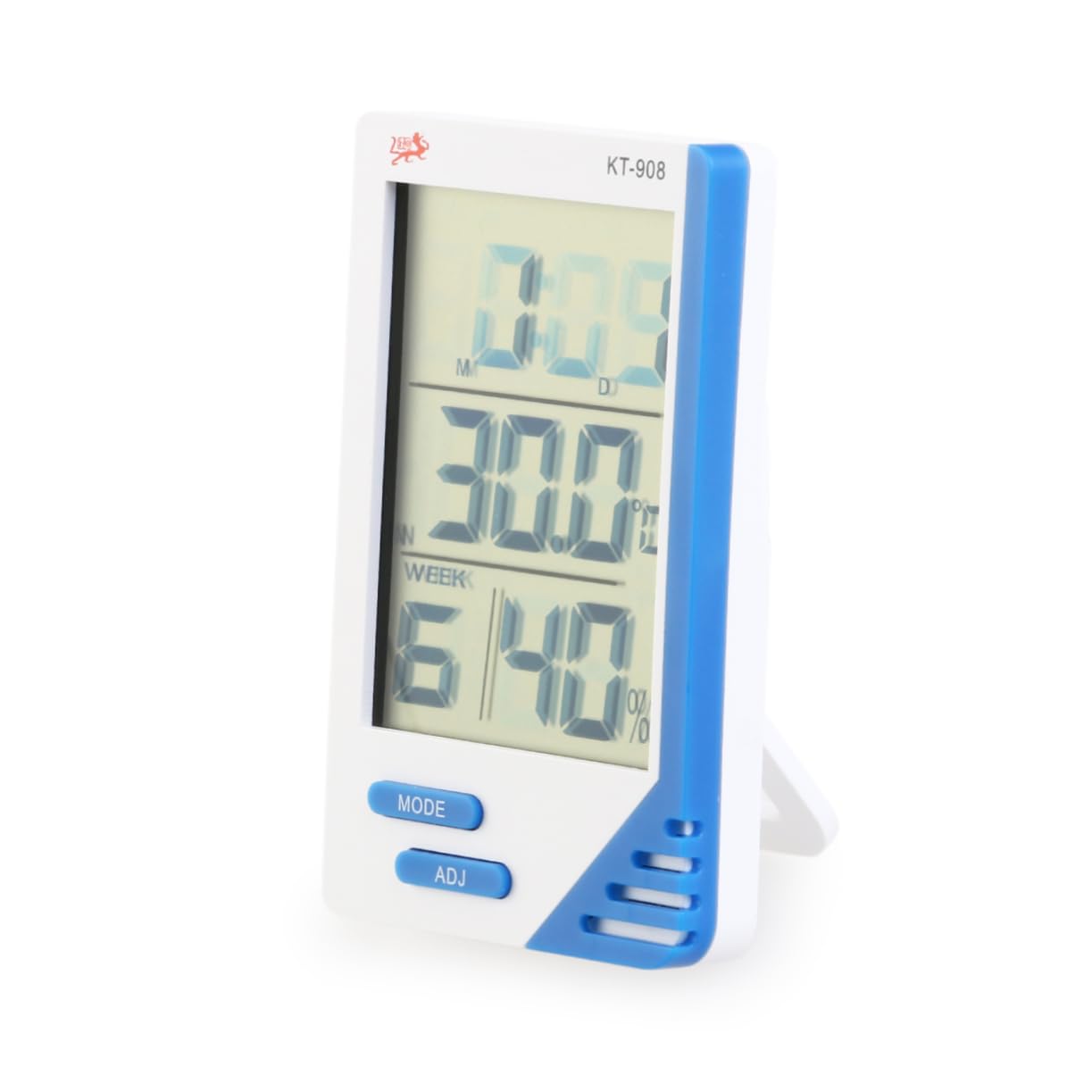 BESPORTBLE Thermometer Hygrometer Lcd Screen Calendar