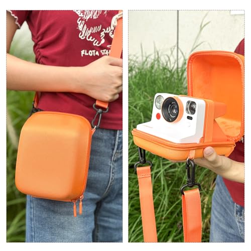 WOGOZAN Protective Case for Polaroid Now 2nd/3rd, Now+ Gen 2/3rd, I-Type, OneStep+, Onestep 2, FILP, Instant Film Camera - Hard Shell Camera Case with Adjustable Shoulder Strap (Coral) (No Camera) by WOGOZAN - Image 7