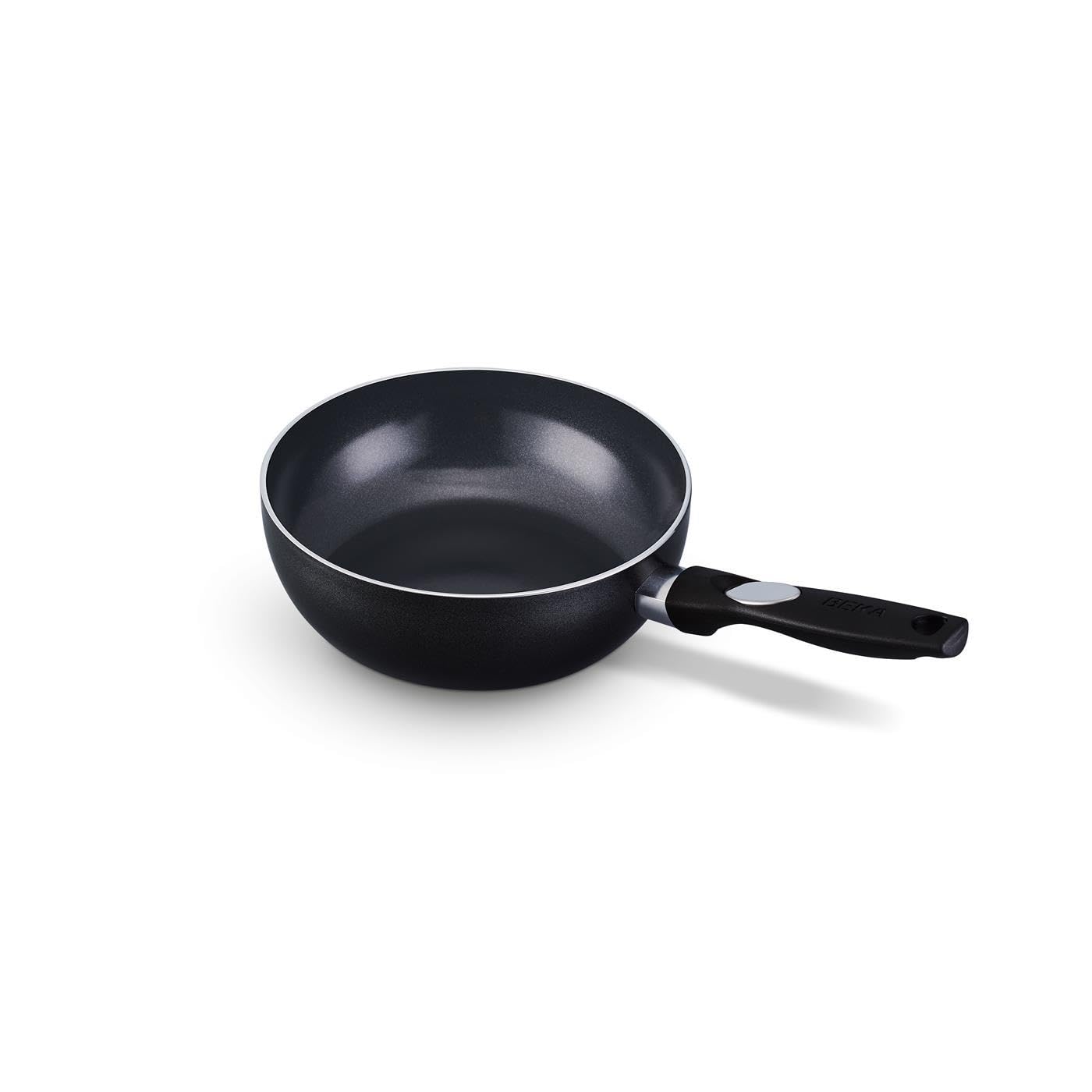 Beka Pro Induc Wok Céramique 28 Cm Avec Couvercle - Compatible Tous Feux Dont Induction - Sans PFOA - Garantie 3 Ans