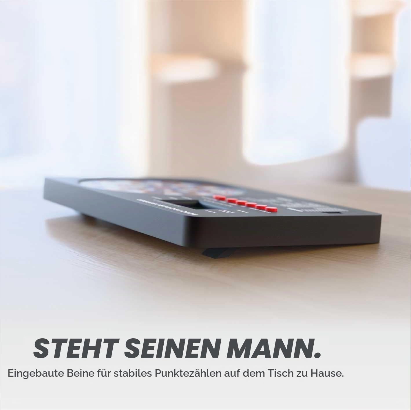 KOTO - Pro Dart Scoreboard, Spiele, Dart Zähler inkl. 32 Spiele, Spielstandsanzeige & Befestigungsmaterial, für 8 Spieler, batteriebetrieben