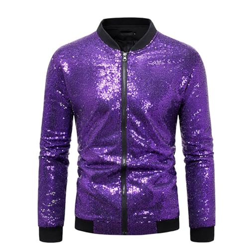 Veste à paillettes homme pour faire la fête en club cet été