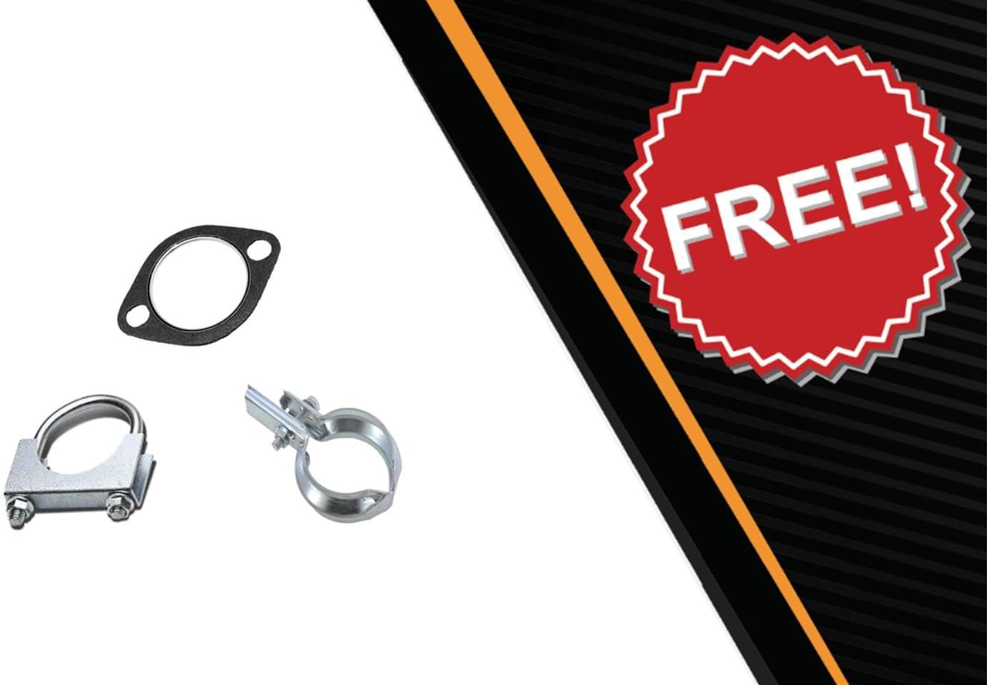 Northeastern Exhaust | Stainless Steel EPA-Approved Exhaust Rear Catalytic Compatible with Toyota Tundra 2000-2004 3.4L - Includes Gasket and Clamps | Automotive Replacement Part