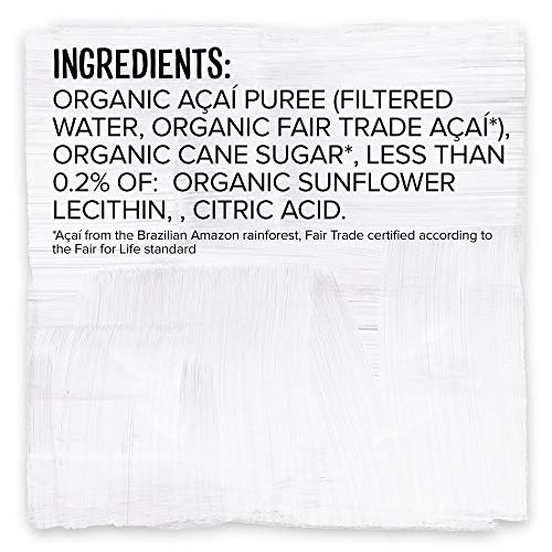 Sambazon Acai Berry And Guarana Smoothie Superfruit Pack, 1.41 Ounce, 4 Count #TOP2