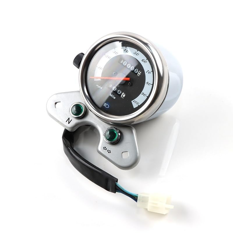 Tachymètre ensemble d'instruments de moto robuste 12V double odomètre - 4