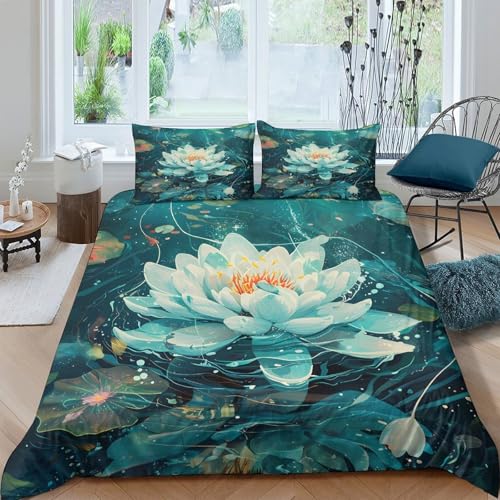 Parure de lit 3d entretien facile en microfibre douce lavable en machine sans repassage - 4