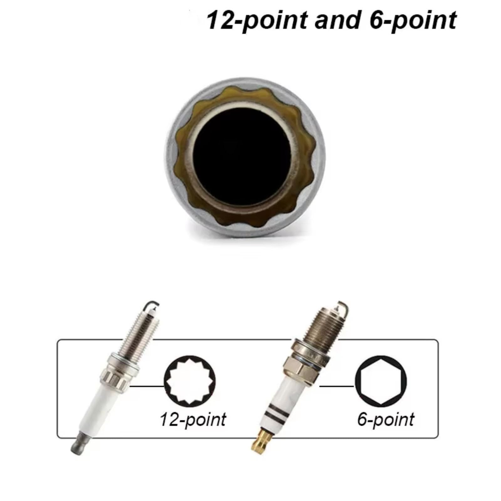 14 16mm Für Zündkerze Steckschlüssel Adapter Installieren Ersetzen Reparatur Kit Drehmoment Magnetische Entfernen Removal Tool Auto Zündkerzenschlüssel