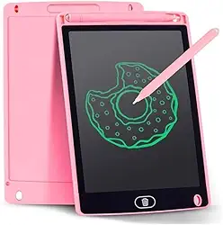 Lousa Magica Educativa Tablet Infantil com caneta interativa inclusa 8,5' (Rosa)