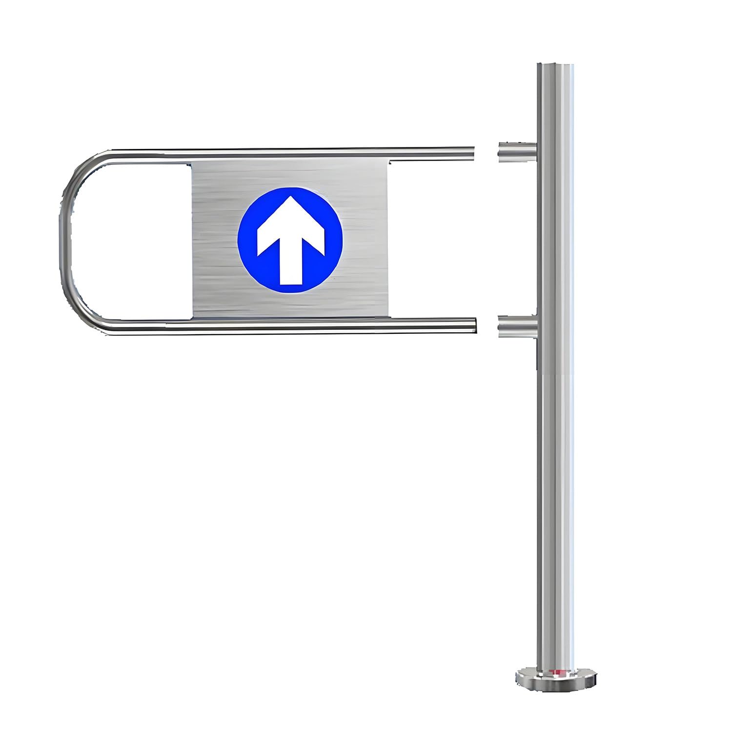 One-Way Spring-Loaded Swing Gate, Automatic Rebound Entrance Gate, Safety Passage Hallway Gate, 3.28 x 3.18ft Indoor/Outdoor Closure, Secure Entry Barrier