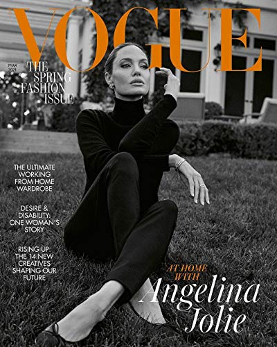 VOGUE UK Magazine March 2021 ANGELINA JOLIE British Vogue 2021 [Single Issue Magazine] VOGUE UK