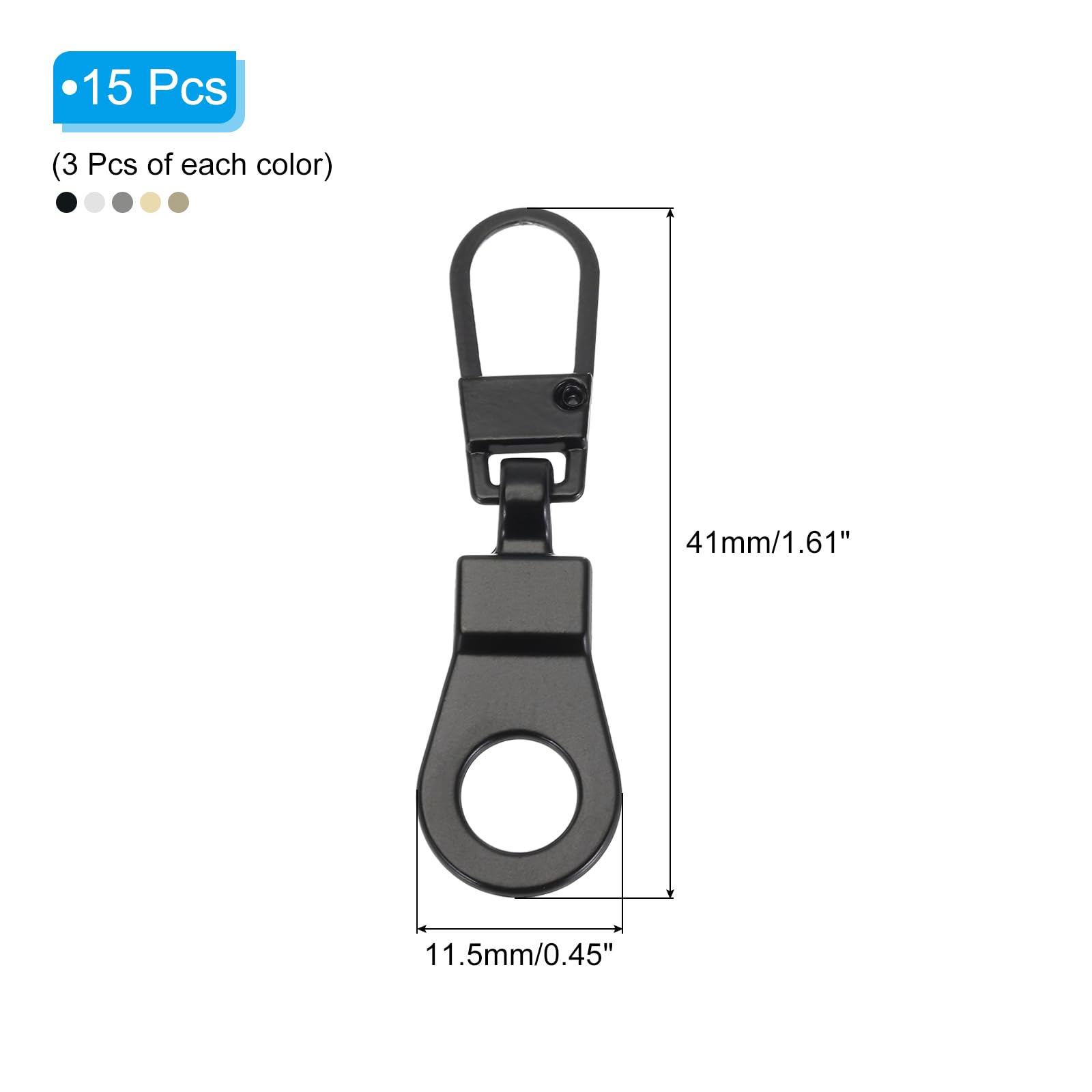 PATIKIL Zipper Pull Replacement - Image 2