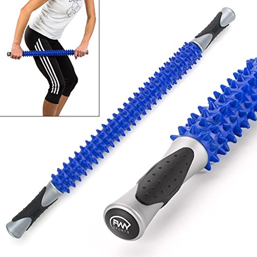 FWY Muscle Roller Massage Stick for Runners, Athletes, Therapy or Just Relaxation, Great for Back, Foot & Deep Tissue Massage, 23