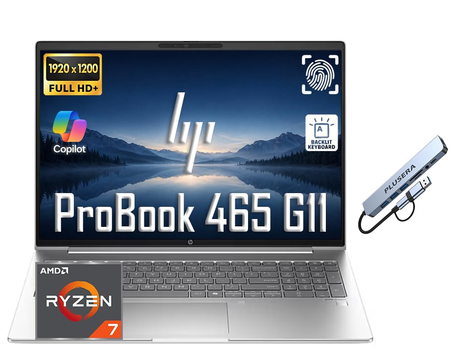 Amazon.com: HP ProBook 465 G11 Business Laptop, 16