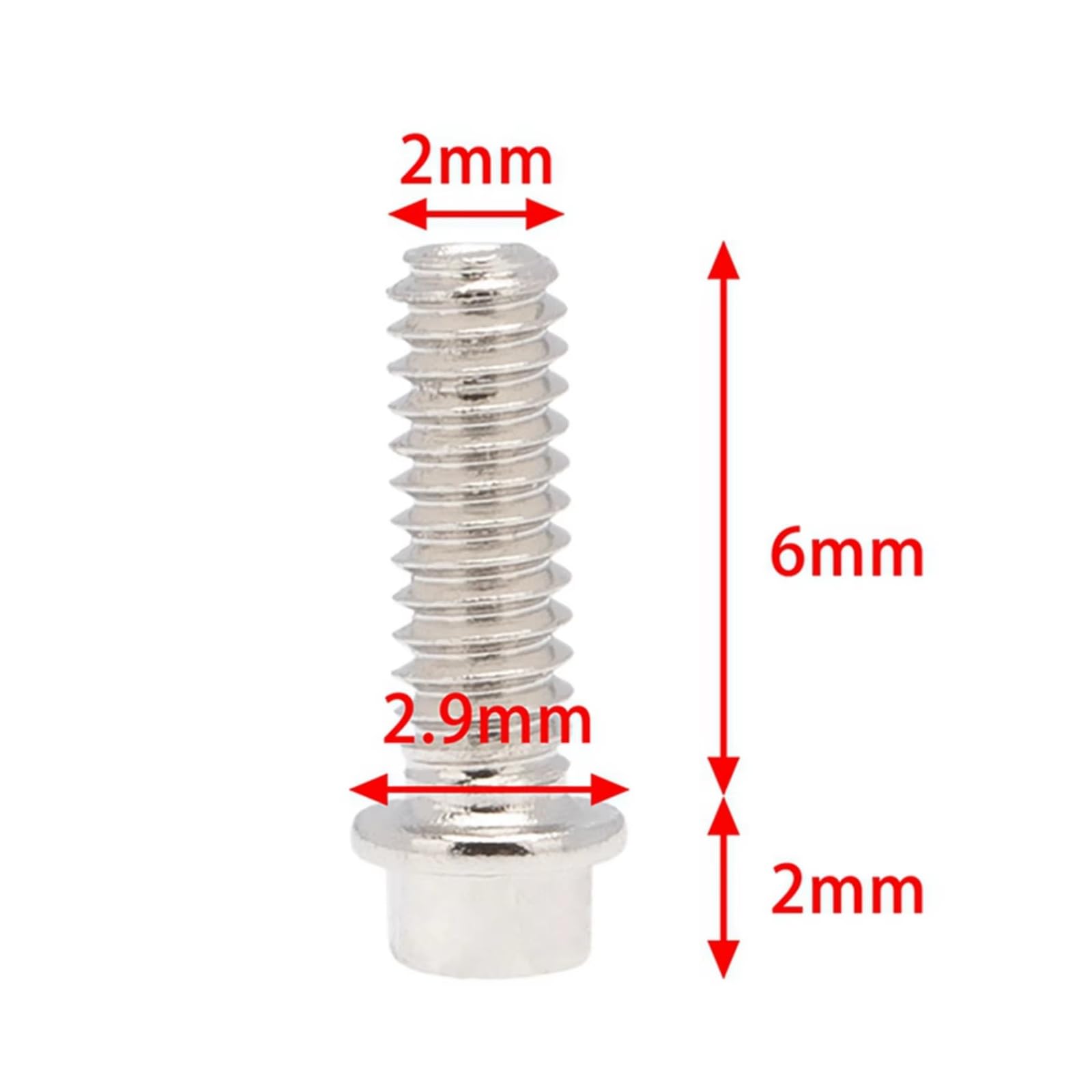 Componentes Auto RC Compatible con Axial para SCX10 para Traxxas para TRX4 1/10 RC Piezas De Actualización Coche 200 1,9 2. Llanta Rueda para Decoración Tornillo M2