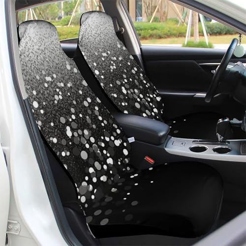 Housses de siège avant à paillettes pour voiture pour voyager avec style et éclat