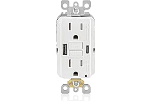 Leviton SmartlockPro Self-Test GFCI with USB Charger