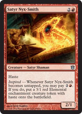 Amazon.com: Magic The Gathering - Satyr Nyx-Smith (109/165)