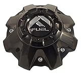 Fuel Wheels Black Gloss Custom Center Cap Set of One (1) # 1001-63B 5-6 LUGGER