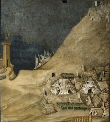 Affiches et gravures Guido Riccio Simone Martini peinture sur toile décoration salon 60x90