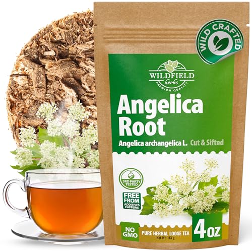Image of 4 oz. Angelica Root Bulk Herb Herbal Tea (Angelica Archangelica) - 113g Herb Tea
