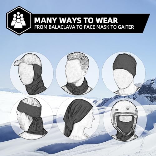 Image of ROCKBROS Windproof Thermal Balaclava Ski Mask for Men and Women Cycling