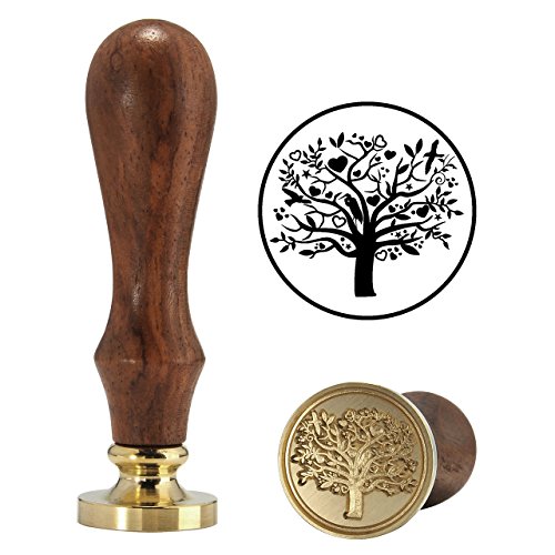 Tree of Life Wax Stamp, Yoption Vintage Retro Tree of Life Sealing Wax Seal Stamp, Great for Embellishment of Cards Envelopes, Invitations, Wine Packages, Gift Idea (Tree of Life)